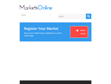 Tablet Screenshot of marketsonline.com.au